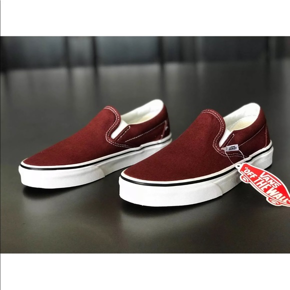 Vans Women’s Classic Slip-On Shoe Madder Brown - Picture 3 of 8